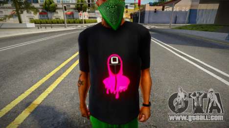 Squid Game Guard T-Shirt for GTA San Andreas