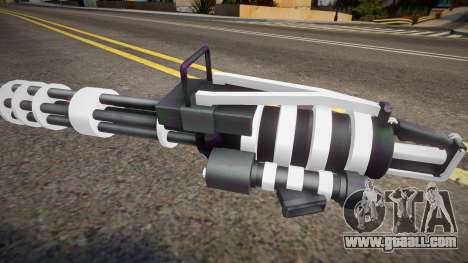 White Tron Legacy - Minigun for GTA San Andreas