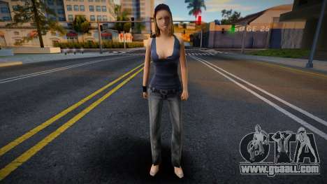 CJ Girlfriends Barefeet - mecgrl3 for GTA San Andreas