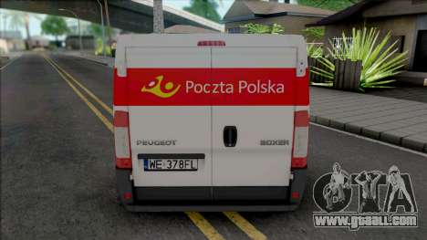 Peugeot Boxer Poczta Polska for GTA San Andreas