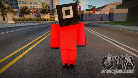 Minecraft Squid Game - Square Guard for GTA San Andreas