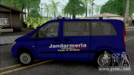 Mercedes-Benz Vito Jandarmeria Romana for GTA San Andreas