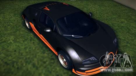 Bugatti Veyron Super Sport 2011 for GTA Vice City