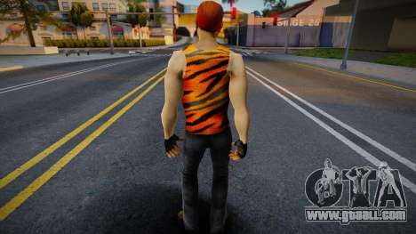 Postal Dude in a tiger jersey for GTA San Andreas
