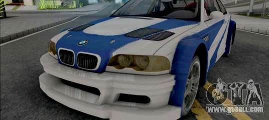 BMW M3 GTR (NFS Most Wanted Intro Cutscene)