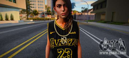Lara Croft Fashion Casual - Los Angeles Lakers 1