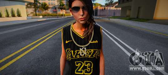 Lara Croft Fashion Casual - Los Angeles Lakers 2