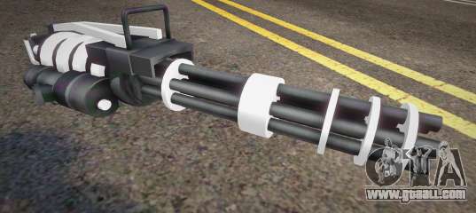 White Tron Legacy - Minigun