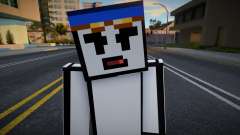 Sven - Stickmin Skin from Minecraft for GTA San Andreas