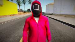 Squid Game Guard Outfit For CJ 2 for GTA San Andreas
