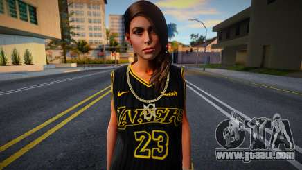 Lara Croft Fashion Casual - Los Angeles Lakers 1 for GTA San Andreas