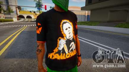 Halloween Black T-shirt for GTA San Andreas