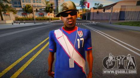 Guy in soccer jersey for GTA San Andreas