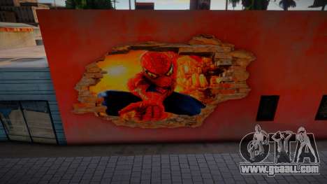 Spiderman Mural for GTA San Andreas