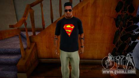 Superman Shirt for GTA San Andreas