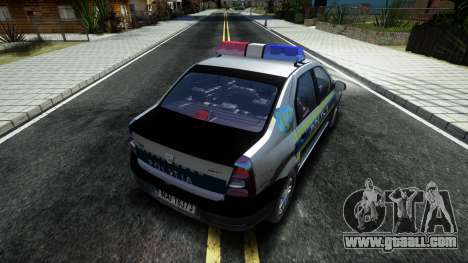 Dacia Logan Politia for GTA San Andreas