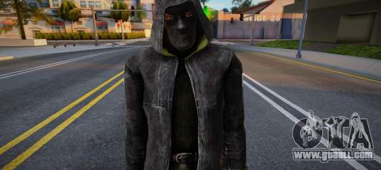 Member of the Black Angel in a Cloak group