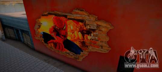 Spiderman Mural