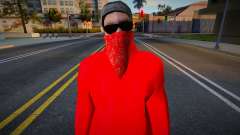 Blood gang skin 1 for GTA San Andreas