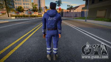Traffic police officer in winter uniform v2 for GTA San Andreas