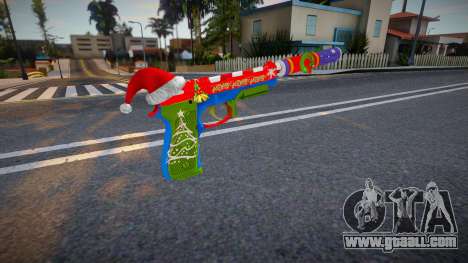 X-MAS Weapon - Silenced for GTA San Andreas