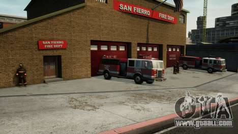 Realistic fire station in San Fierro