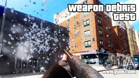 Weapon Debris Physics Effect for GTA 4