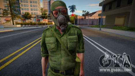 Rosgvardiya in a gas mask for GTA San Andreas