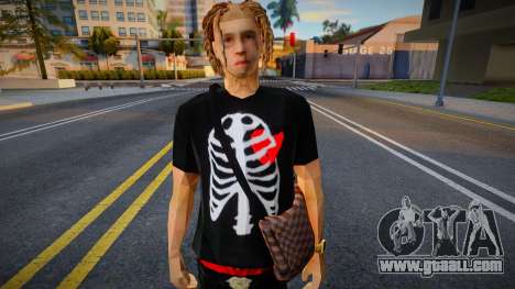 A young and fashionable guy for GTA San Andreas