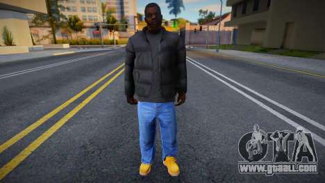 A man in winter style for GTA San Andreas