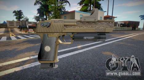 Desert Eagle Gold Edition H4 for GTA San Andreas