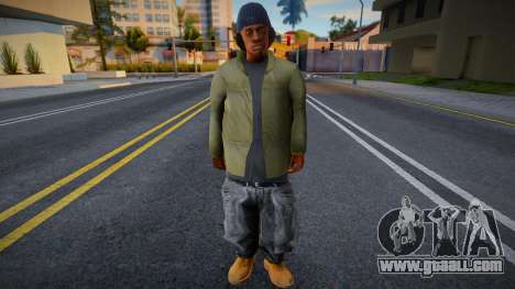 A man in winter clothes for GTA San Andreas