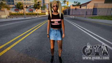 Cute Girl v2 for GTA San Andreas