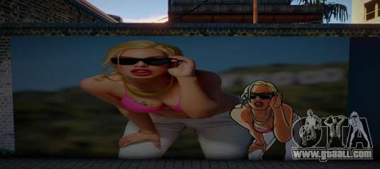 3D Girl Mural