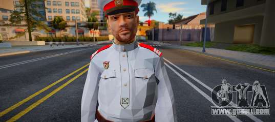 Soviet Police Officer In 1947 Uniform For Gta San Andreas