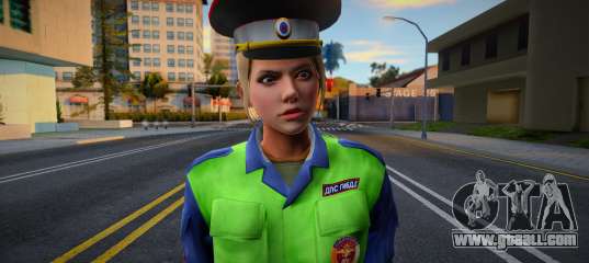 Female traffic police inspector