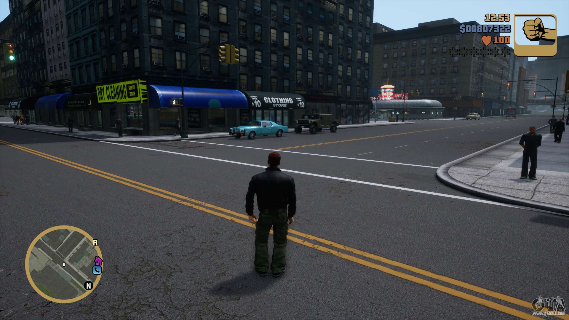 GTA 3 - Definitive Edition HD Satellite Map For GTA3 Mod 