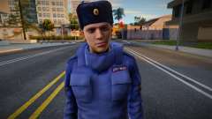 Traffic police officer in winter uniform v2 for GTA San Andreas