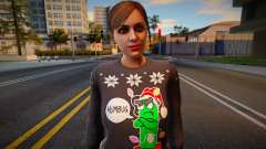 GTA Online Christmas Skin Female 2021 for GTA San Andreas