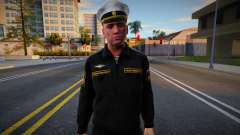 Navy sailor in office uniform for GTA San Andreas