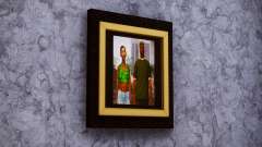 CJs house better Sweet and Kendl picture frame for GTA San Andreas Definitive Edition