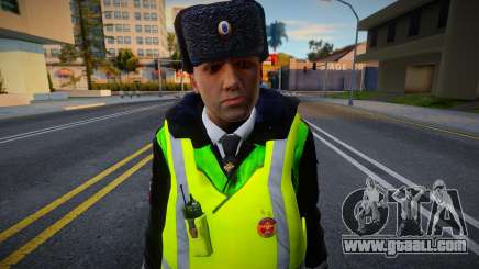 Traffic police inspector in a jacket for GTA San Andreas