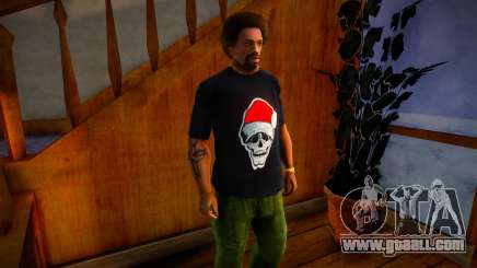 Christmas Skull T-Shirt v1 for GTA San Andreas