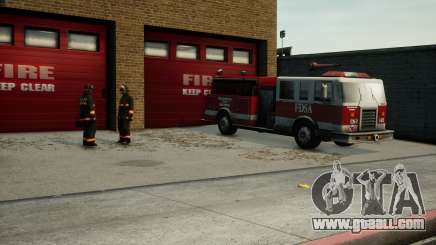 Realistic fire station in San Fierro for GTA San Andreas Definitive Edition