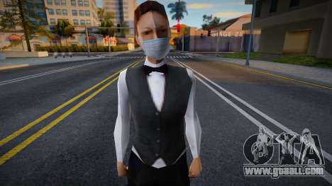 Millie in a protective mask for GTA San Andreas