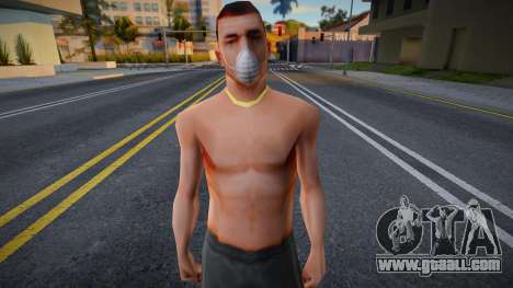 Hmycm in a protective mask for GTA San Andreas