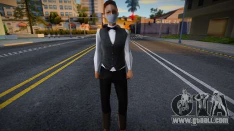 Millie in a protective mask for GTA San Andreas