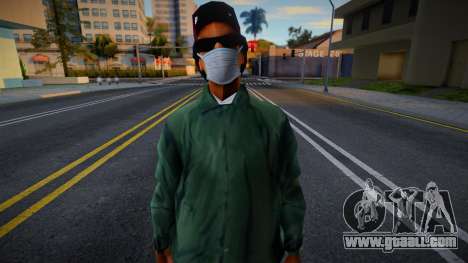 Ryder in a protective mask for GTA San Andreas