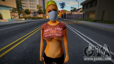 Wfyjg in a protective mask for GTA San Andreas