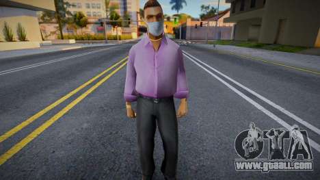 Shmycr in a protective mask for GTA San Andreas